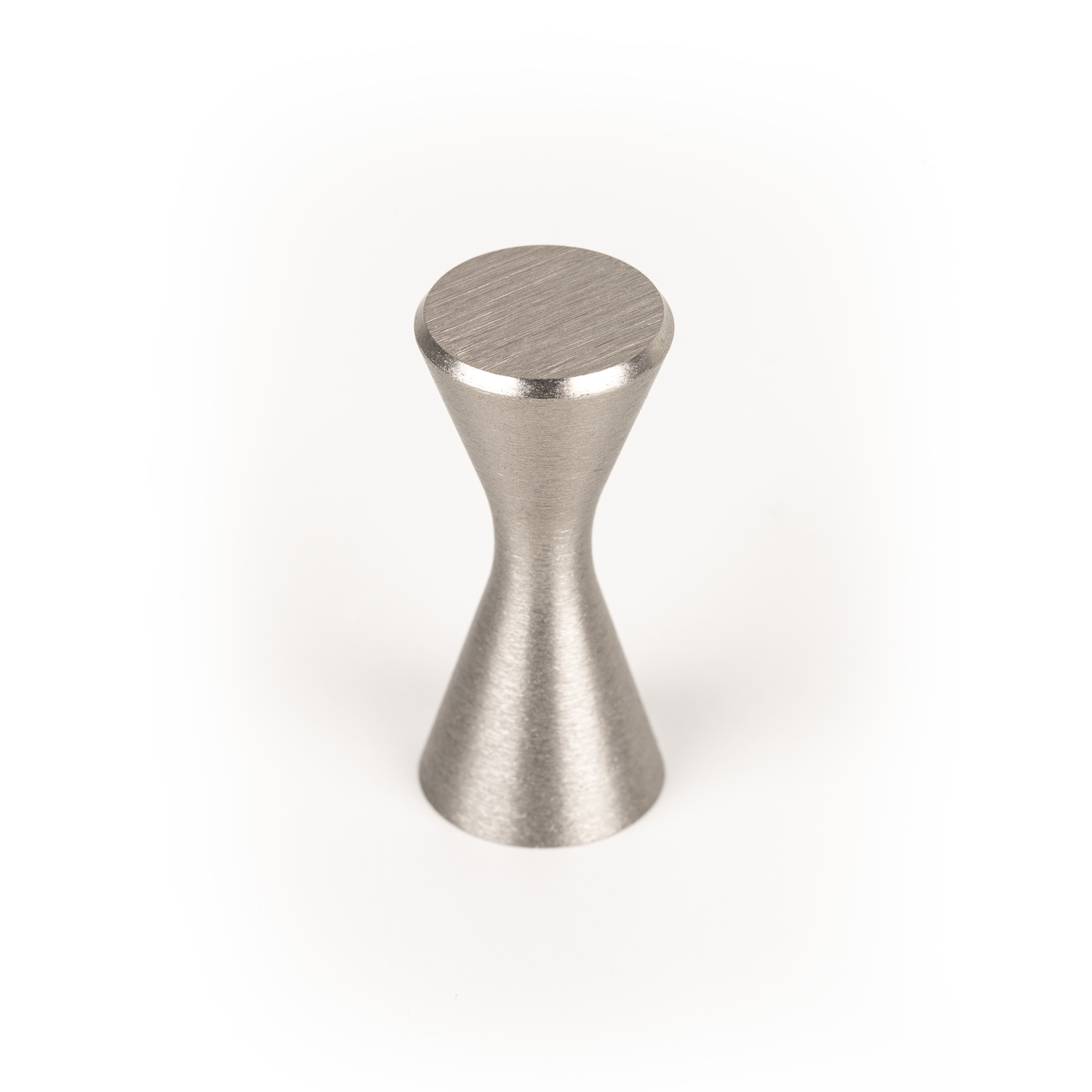 Bouton DIABOLO Ø13.5 aluminium look inox