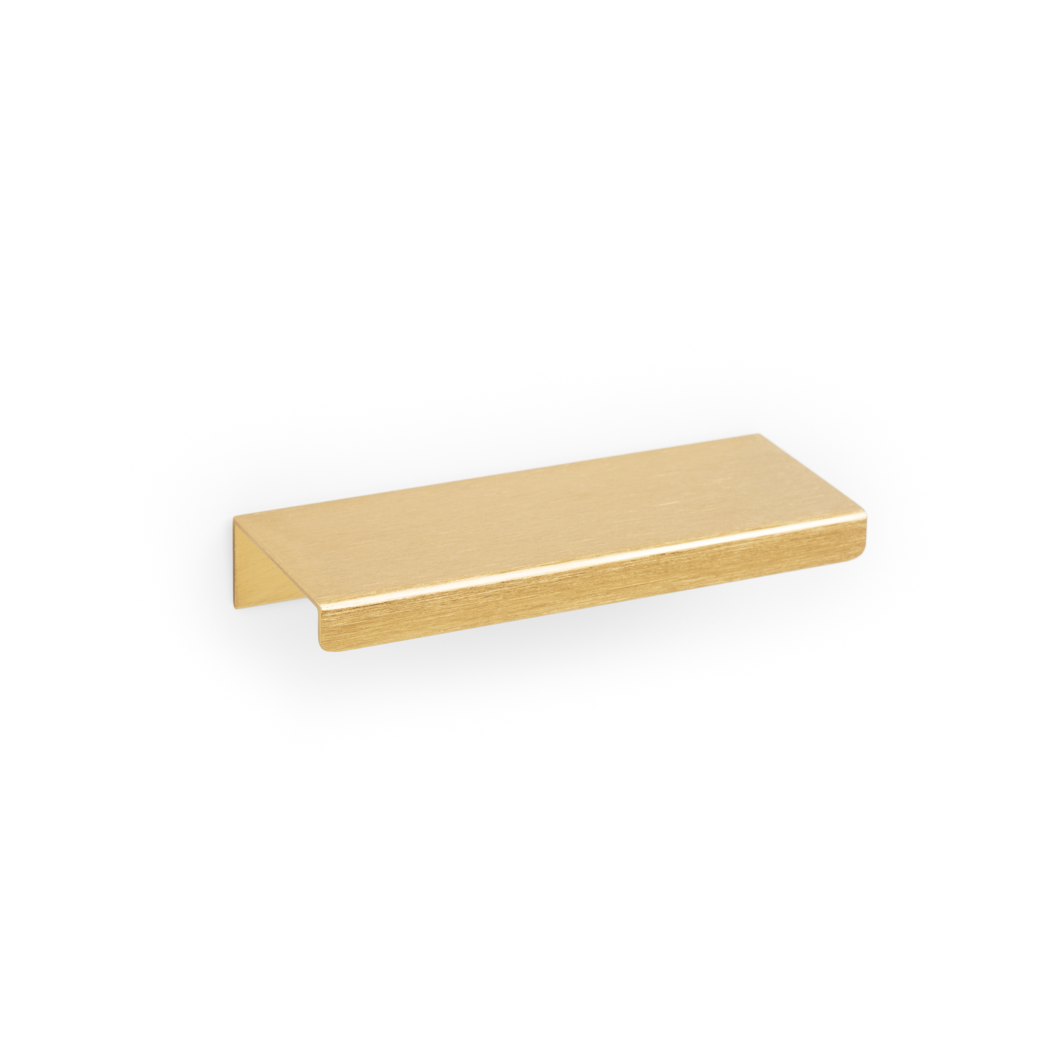 Poignée WAY BA64 L100 aluminium brossé foncé laiton