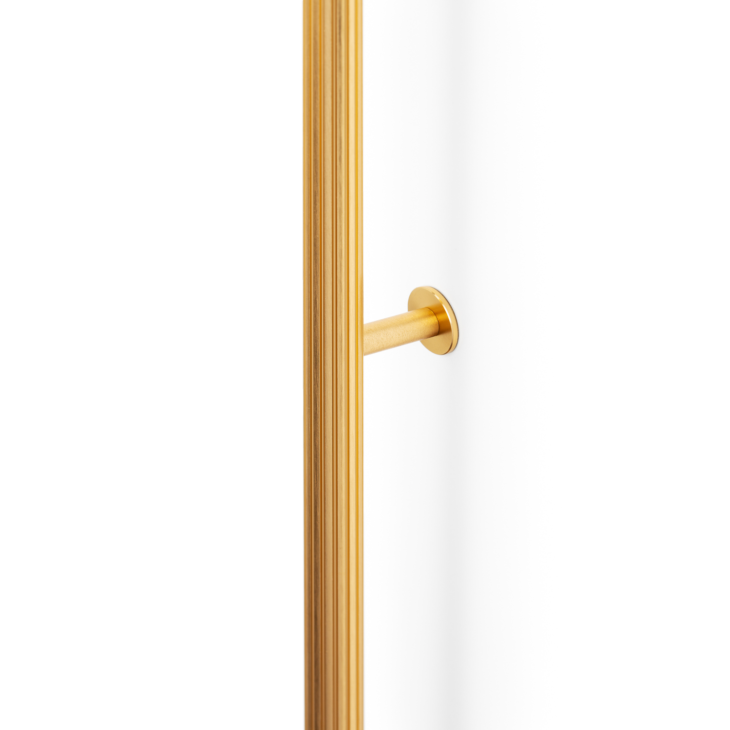 Poignée RILLE BA992-496 L1022 aluminium brossé laiton