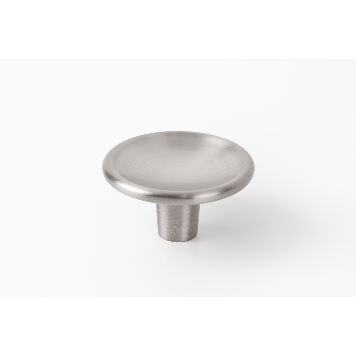 Bouton DISC Ø38 zamac brossé nickel