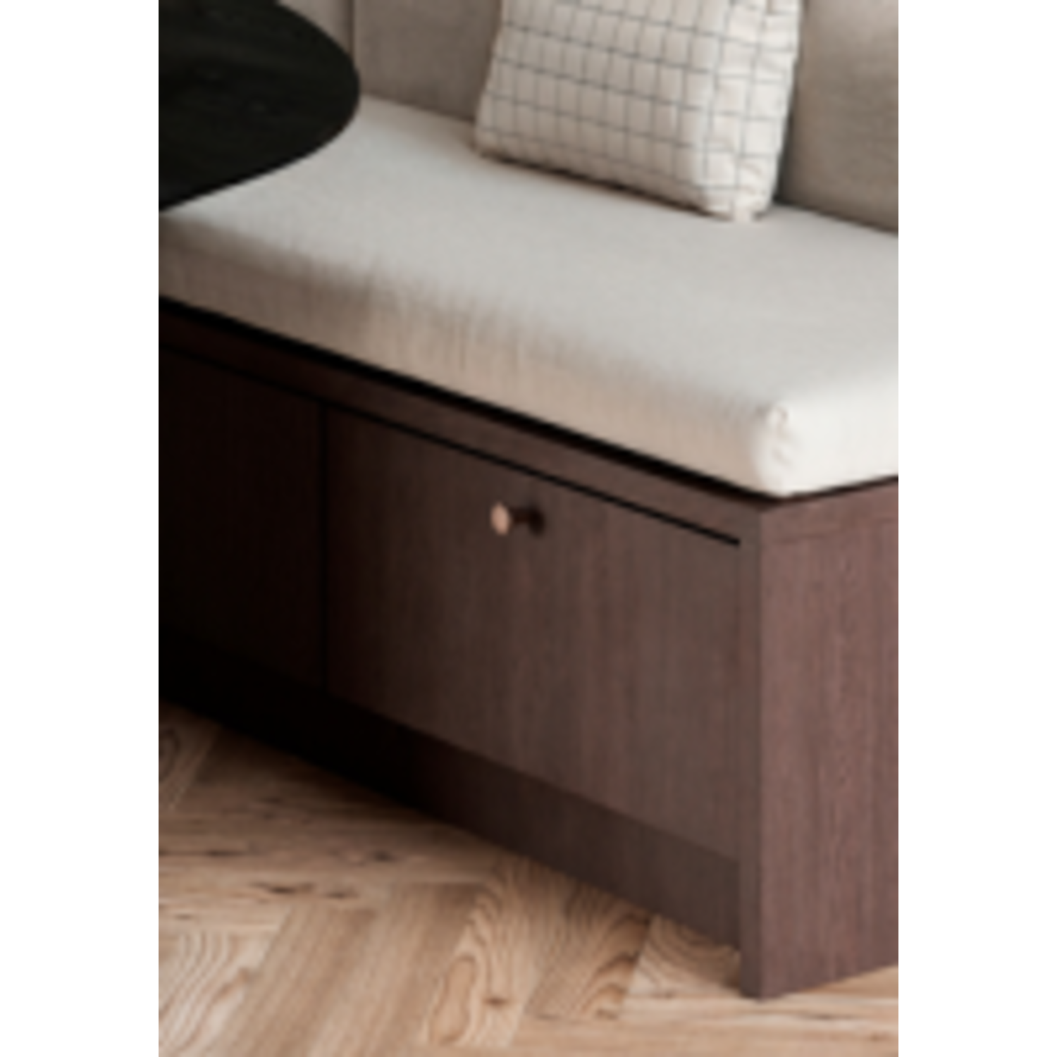 Bouton NEXX Ø25 aluminium look inox