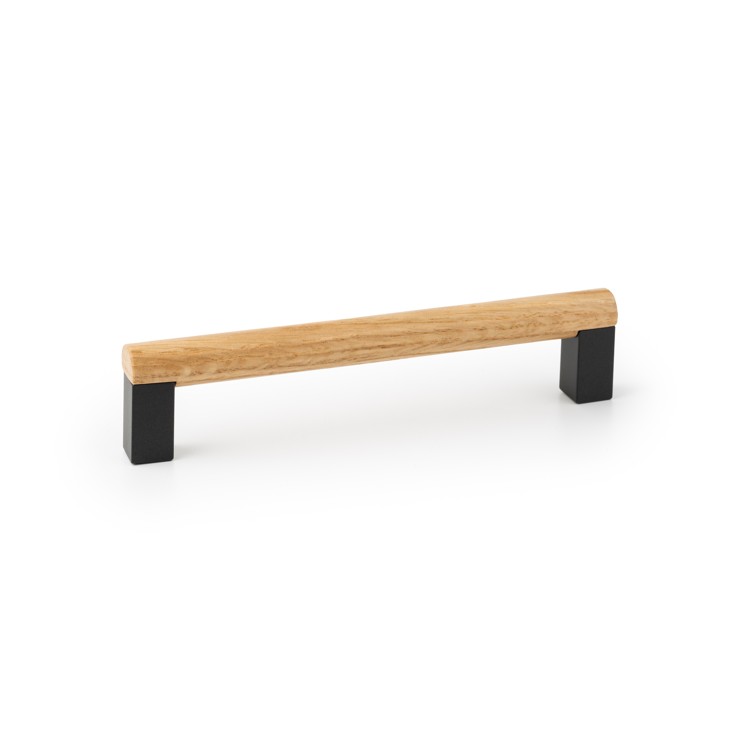 Poignée ETO BA160 L174.6 bois / aluminium noir / chêne