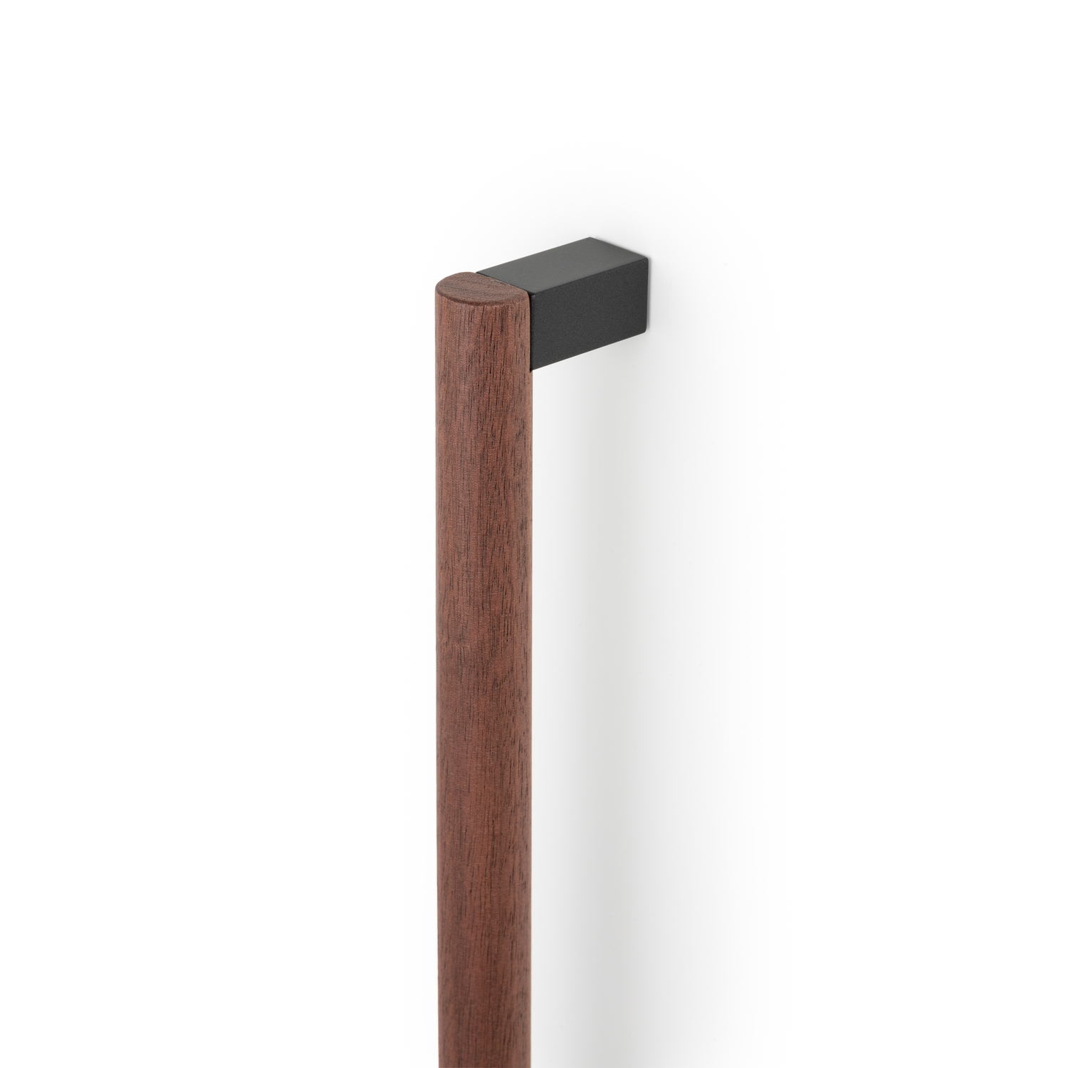 Poignée ETO BA992-496 L1006.6 bois / aluminium noir / noyer