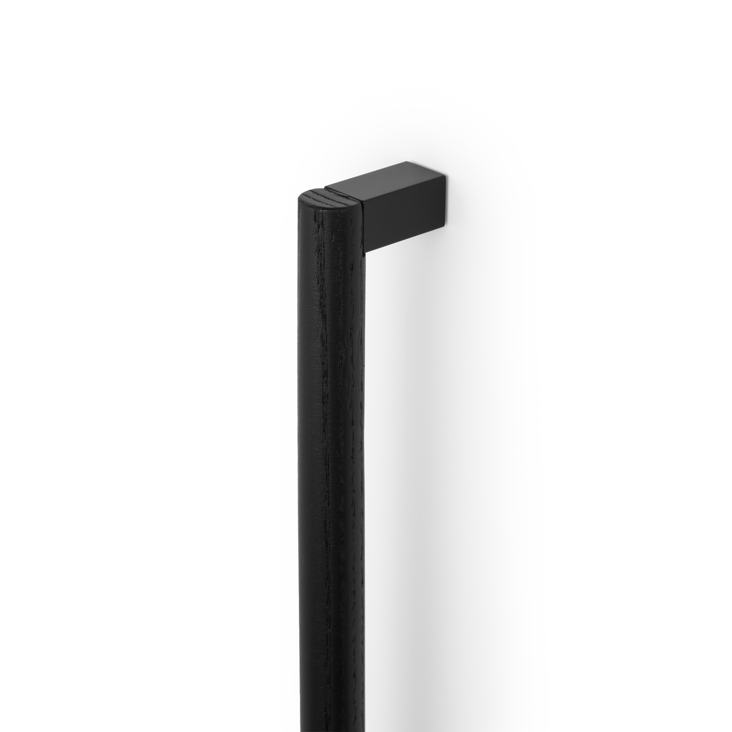 Greep ETO BA992-496 L1006.6 hout / aluminium zwart / zwart hout