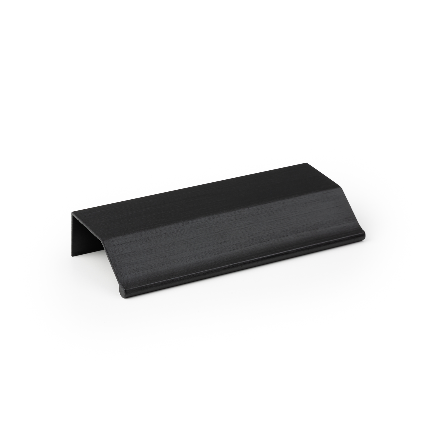 Poignée WING BA64 L100 aluminium brossé noir