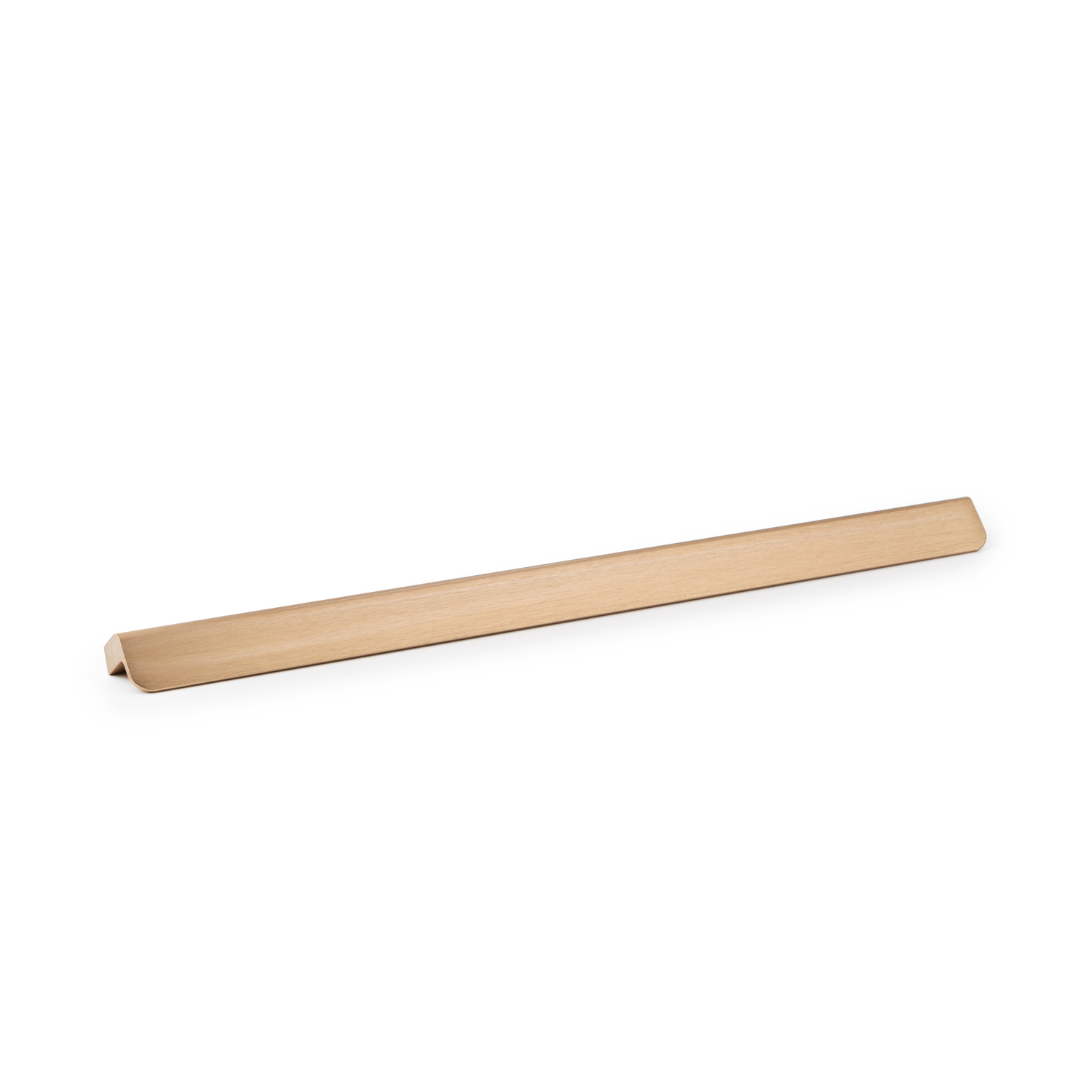 Poignée FLAPP BA256 L350 aluminium brossé laiton cava