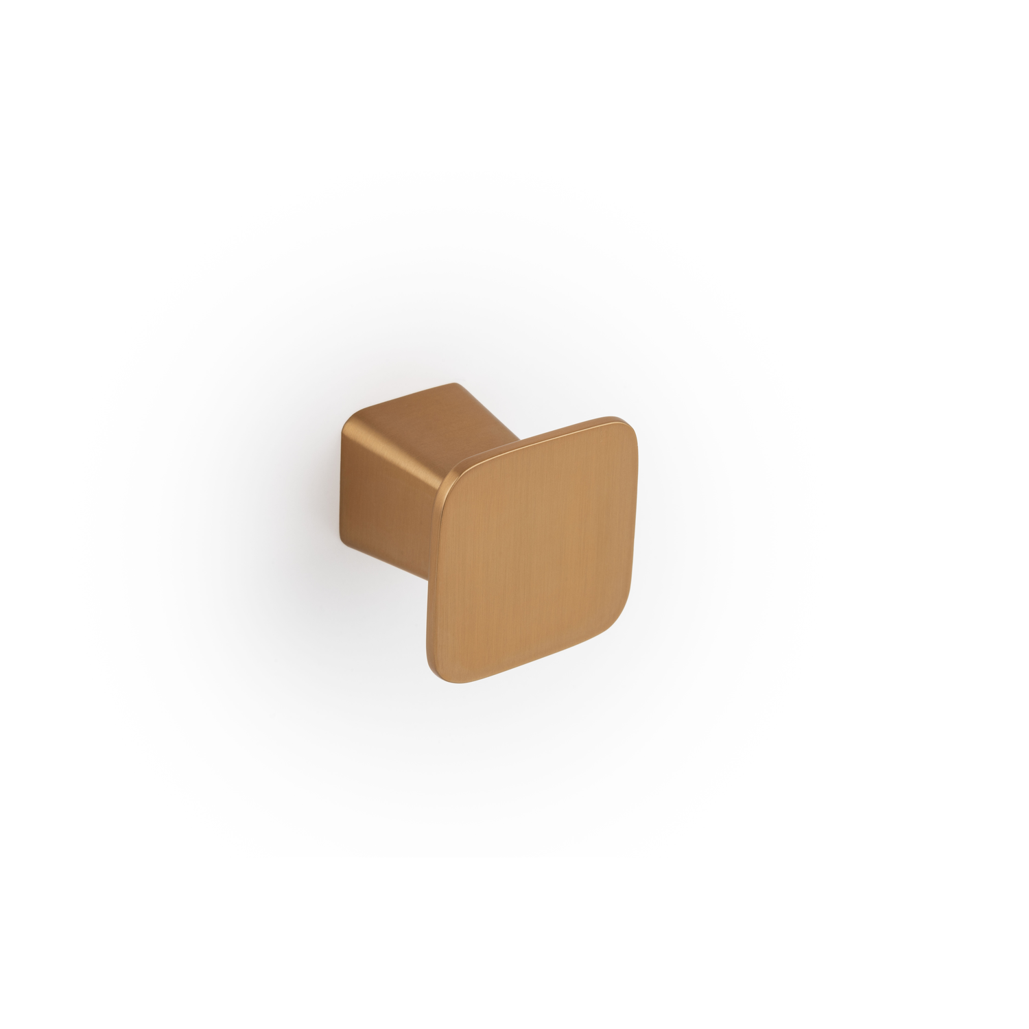 Bouton PRISM L32 zamac brossé laiton cava