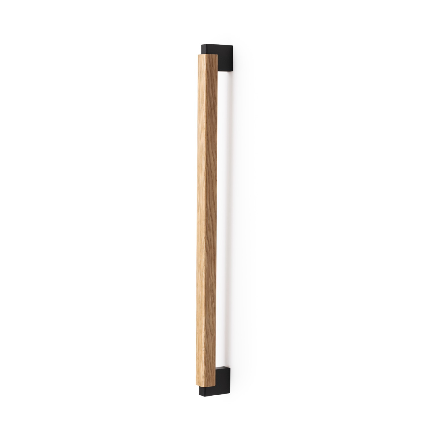Poignée de porte enkel DUO BIG BA480 L536 bois / aluminium noir / chêne