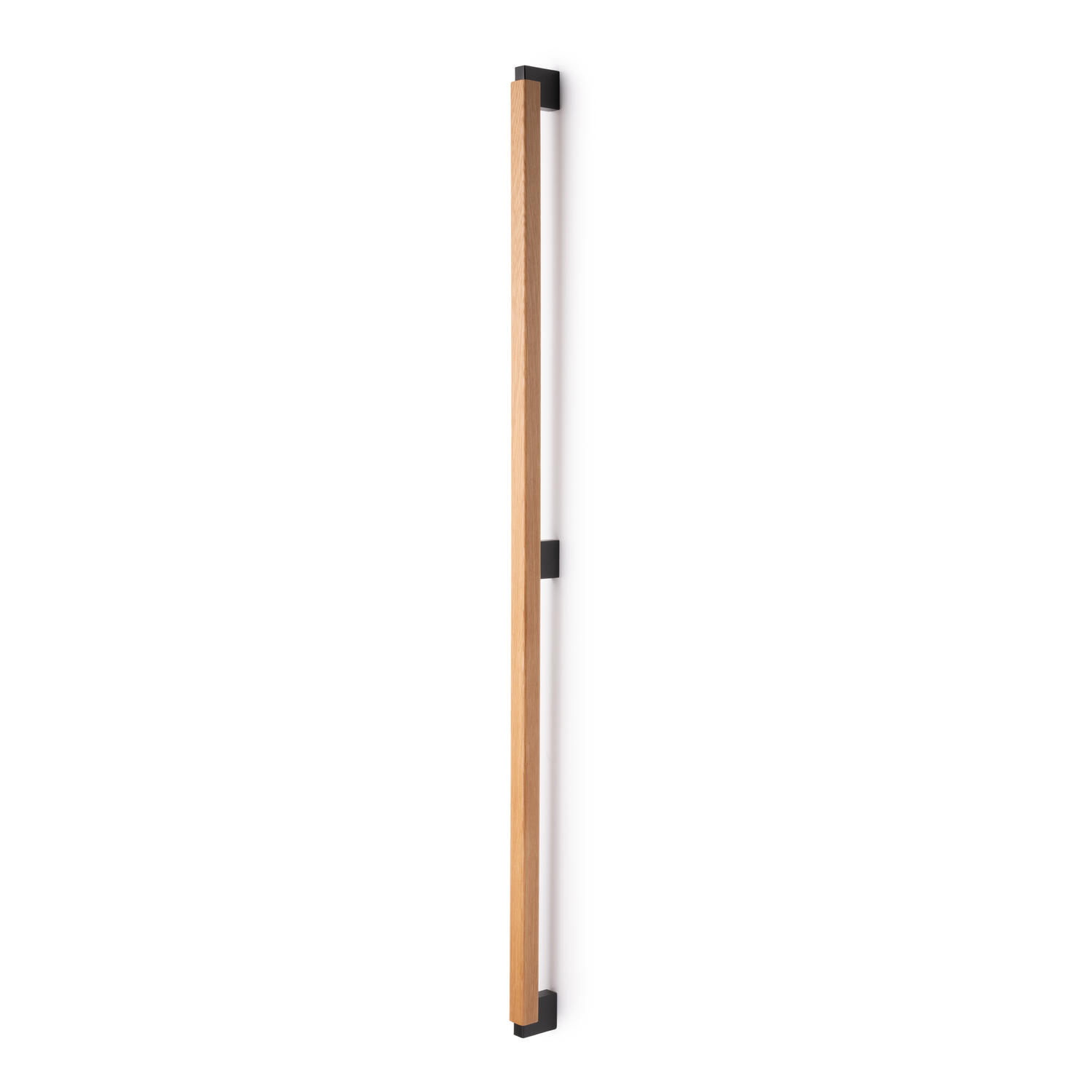 Poignée de porte enkel DUO BIG BA960-480 L1016 bois / aluminium noir / chêne