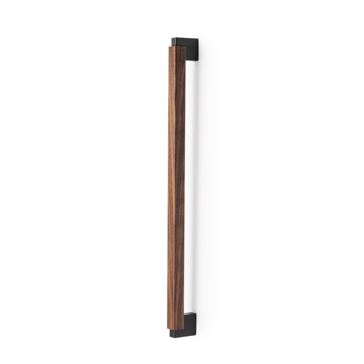 Poignée de porte dubbel DUO BIG BA480 L536 bois / aluminium noir / noyer