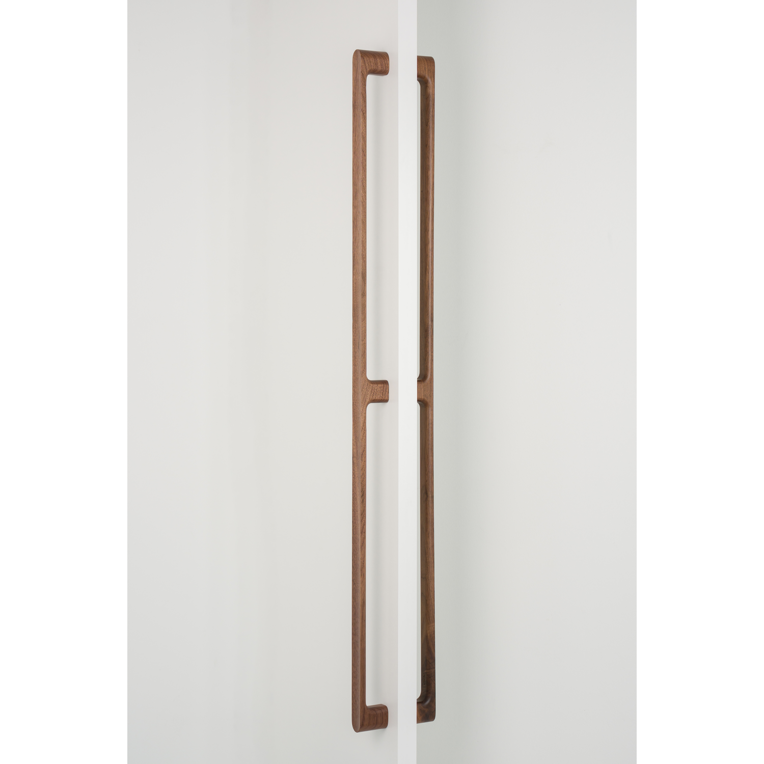 Deurgreep dubbel LUV WOOD BIG BA992-496 L1026.5 hout walnoot