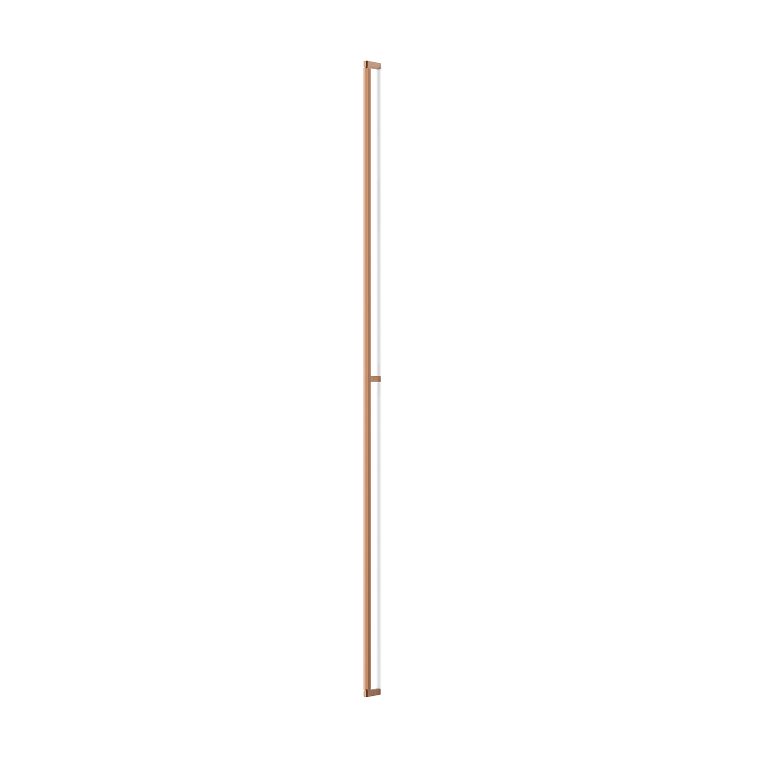 Poignée BROOKLYN BA528-1056 L1066 aluminium brossé laiton cava