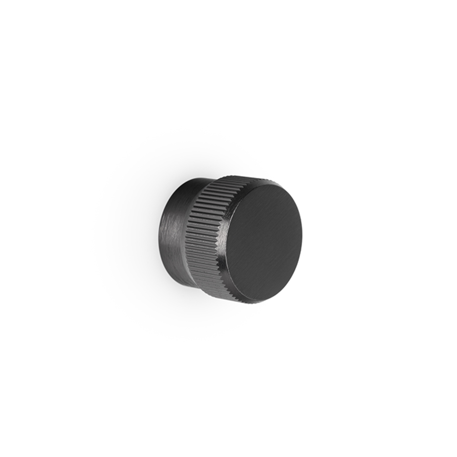 Bouton BROOKLYN BIG Ø40 aluminium titane noir