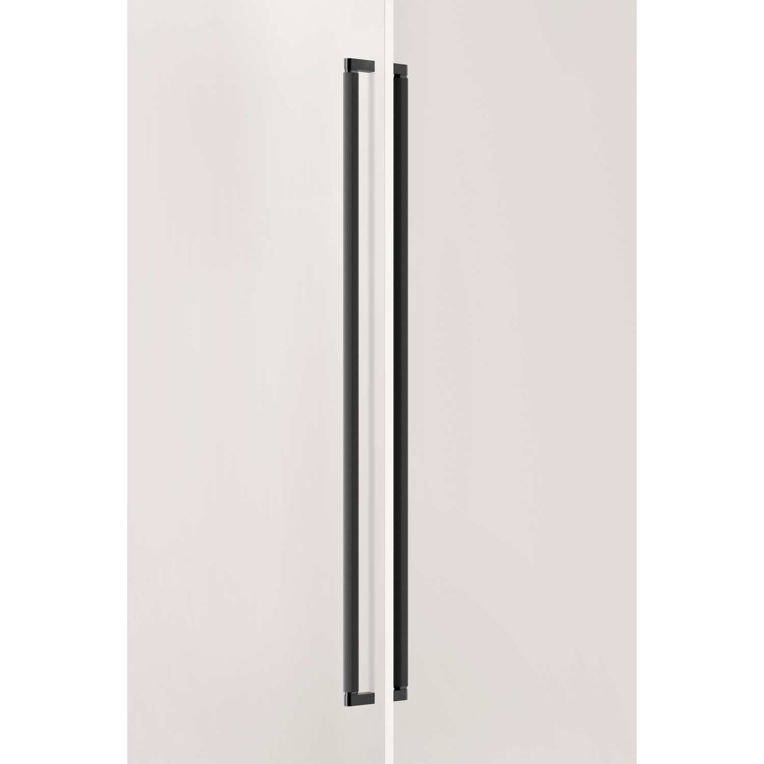 Poignée de porte dubbel BROOKLYN BIG BA1056 L1074 aluminium titane noir