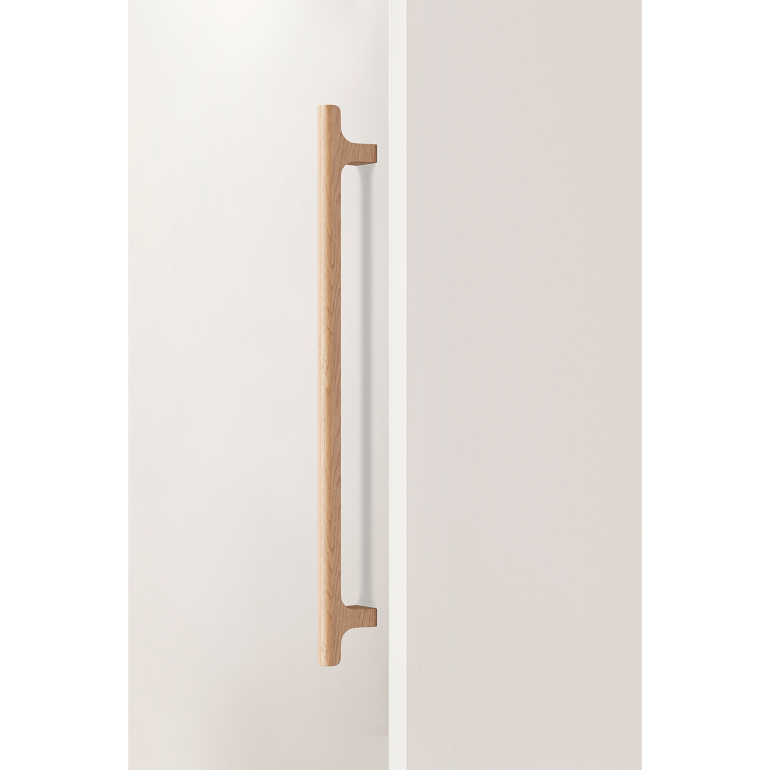 Poignée HINOKI WOOD BIG BA416 L498.4 bois chêne nature non laqué