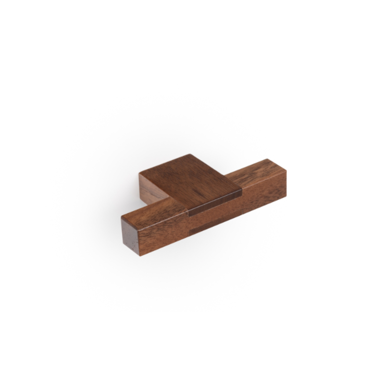 T-knop HAKO L76 hout walnoot