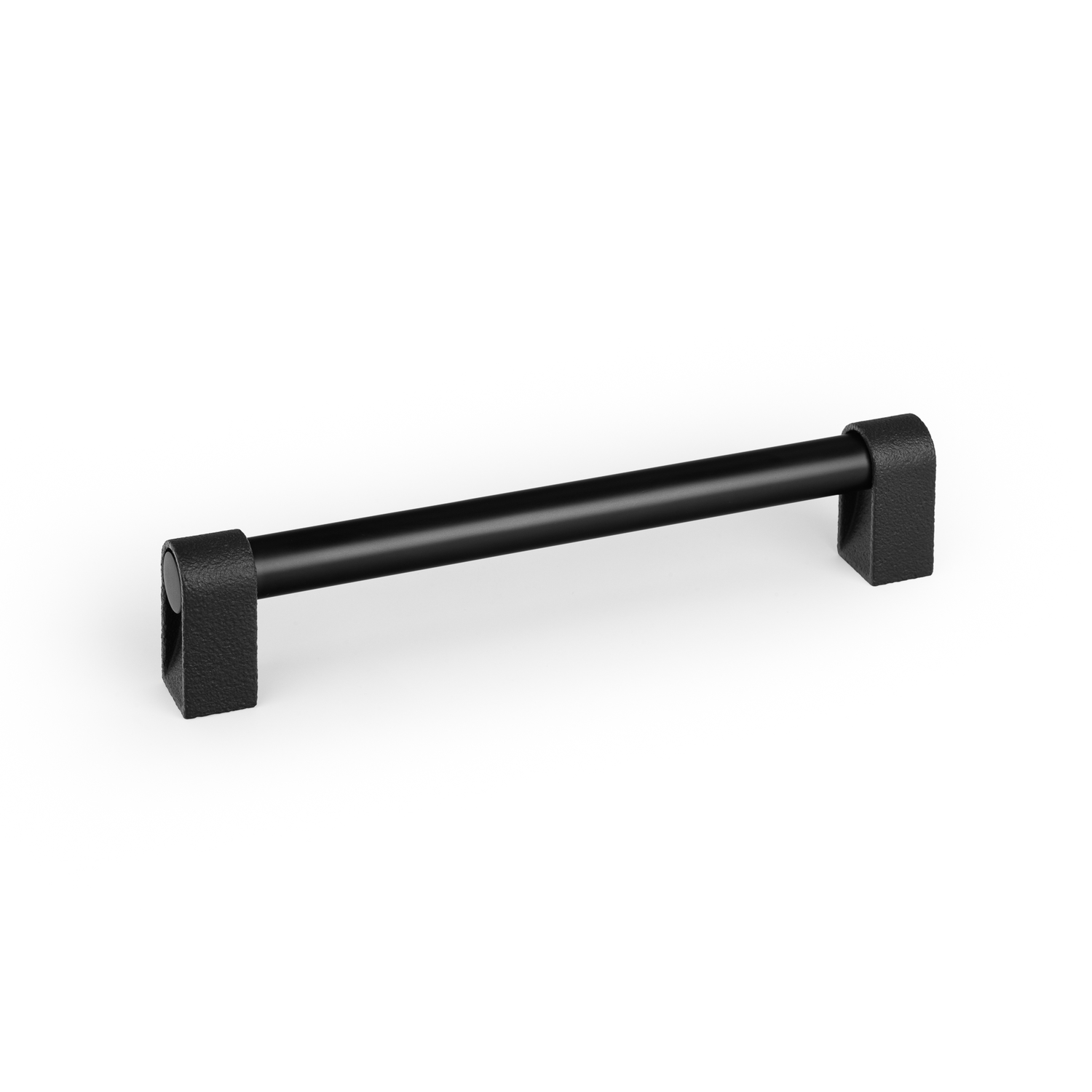 Greep CASEY BA192 L211 aluminium zwart textuur / mat zwart