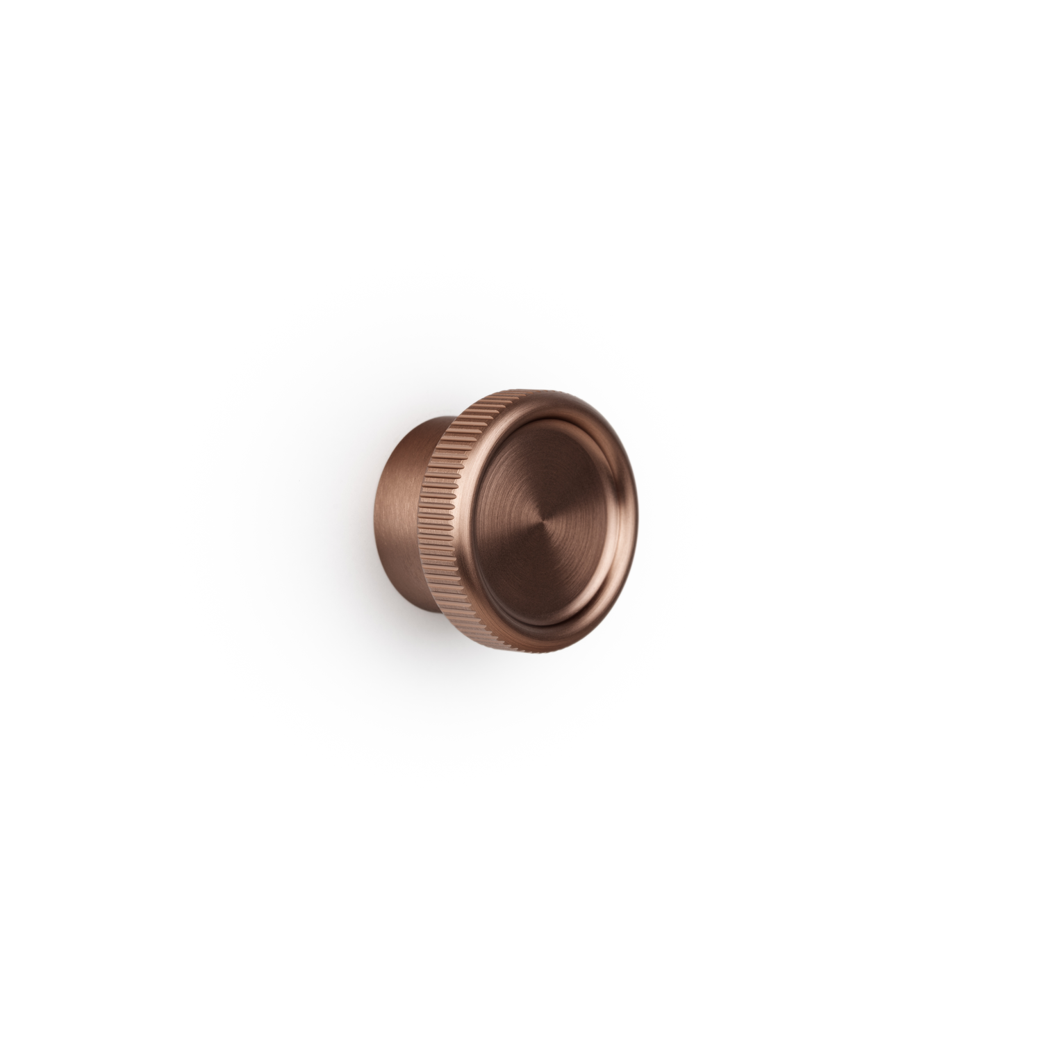 Bouton BOTO Ø45 aluminium brossé bronze