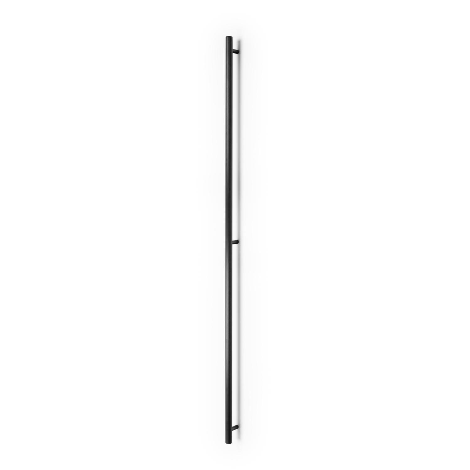 Poignée BOTO BA960-480 L1026 aluminium brossé noir