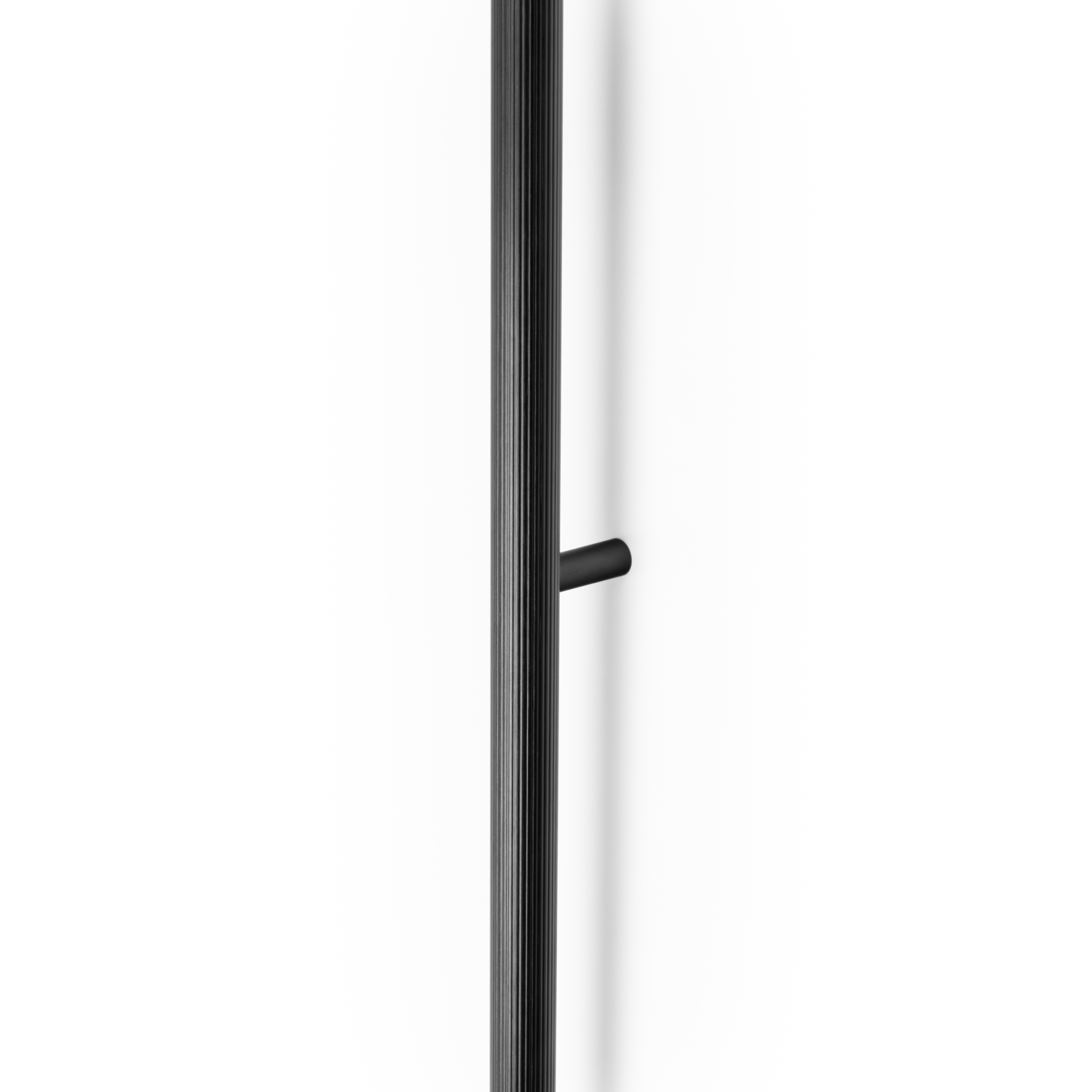 Poignée BOTO BA960-480 L1026 aluminium brossé noir