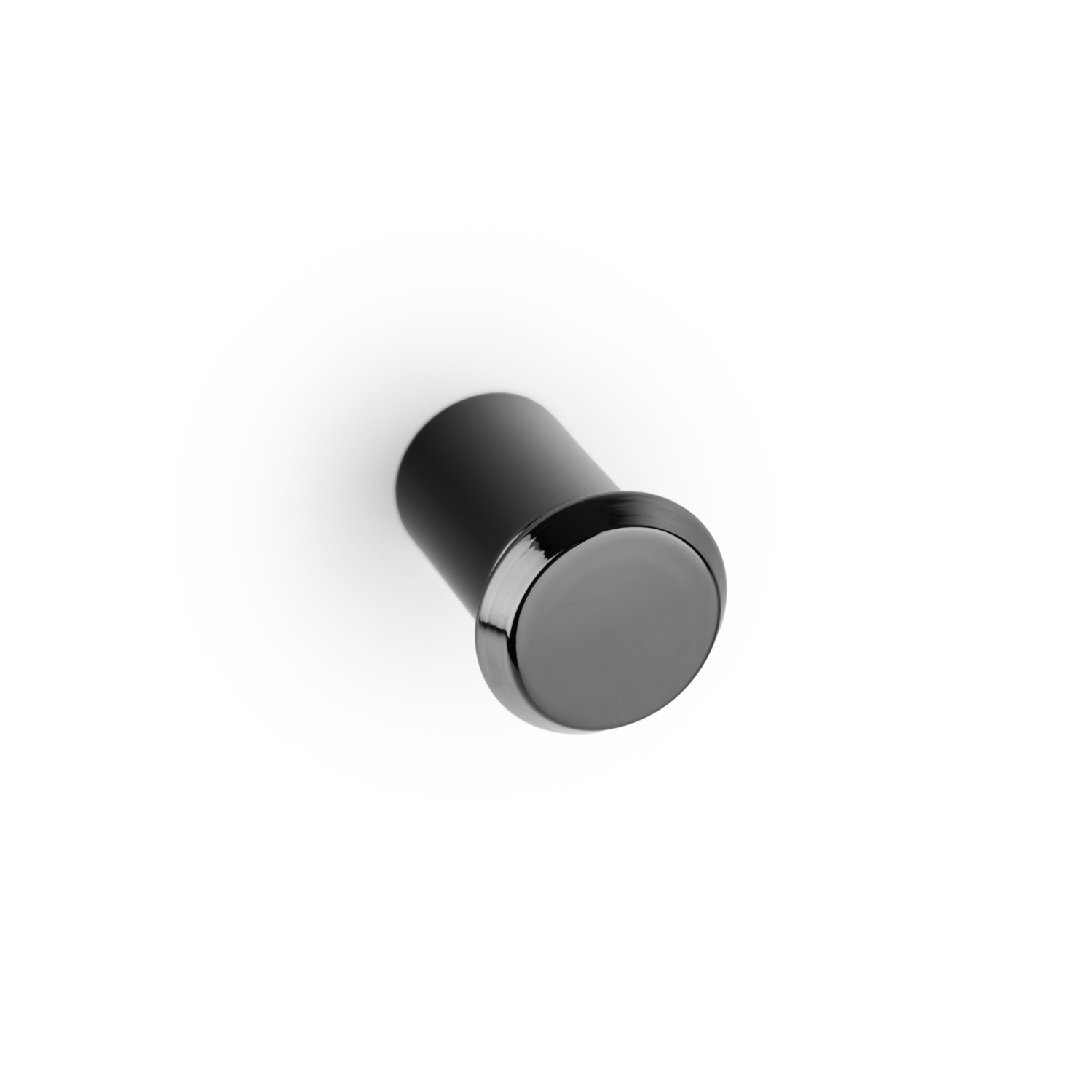 Bouton FASE Ø23 aluminium PVD brillant titane