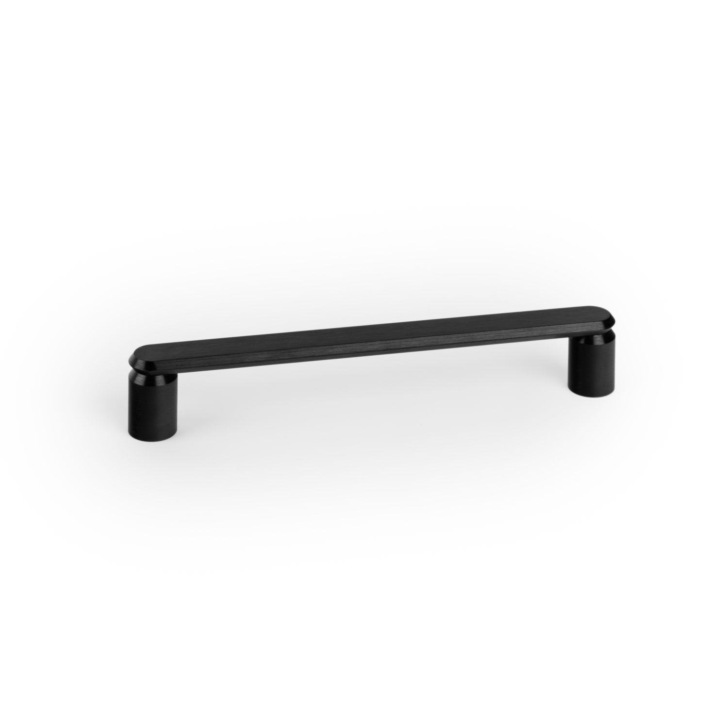 Poignée FASE BA160 L177 aluminium brossé noir
