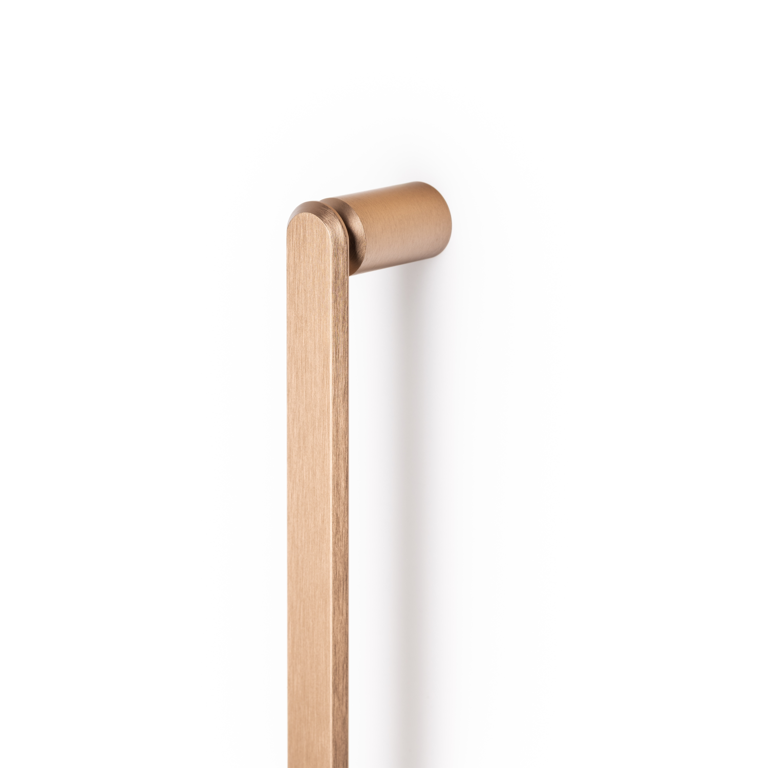 Poignée FASE BIG BA480 L508 aluminium brossé laiton cava