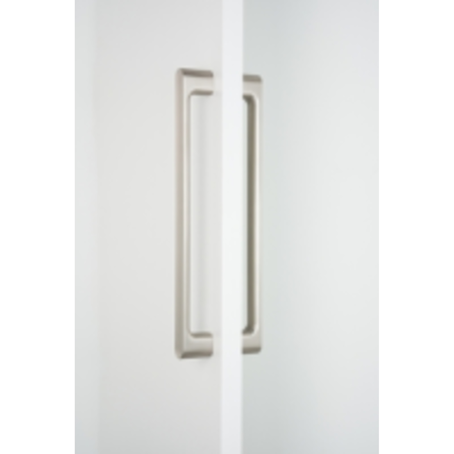 Poignée de porte dubbel LUV BIG BA384 L419 zamac brossé nickel
