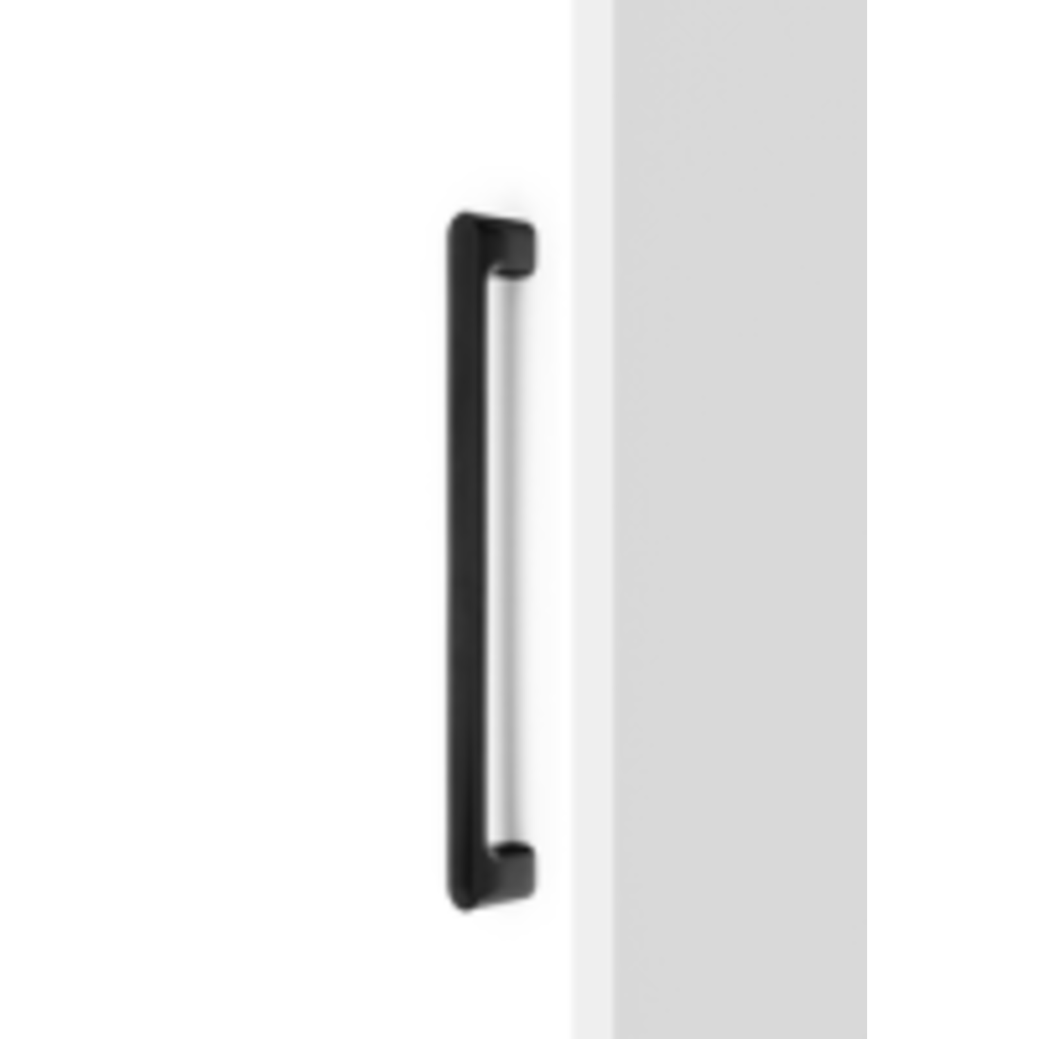 Poignée de porte enkel LUV BIG BA384 L419 zamac mat noir