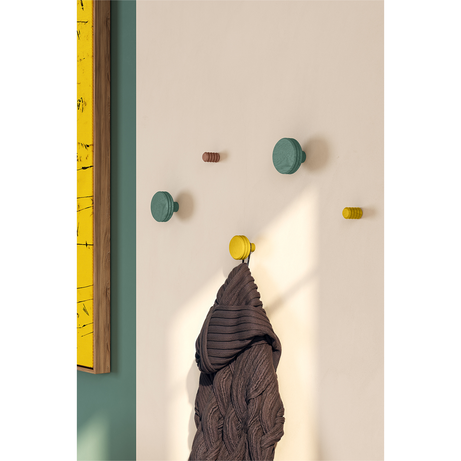Jashaak PULSE COLOR Ø90 hout geel