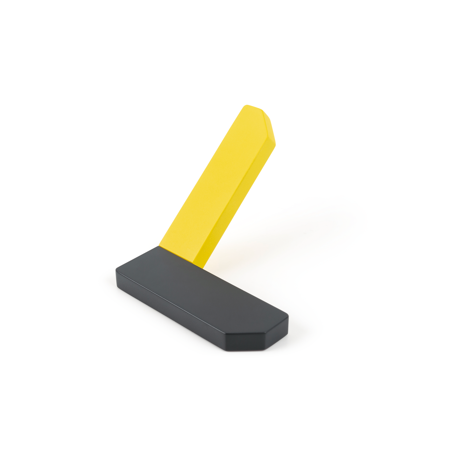Porte-manteaux CORNER BA30 L81.2 zamac anthracite / jaune