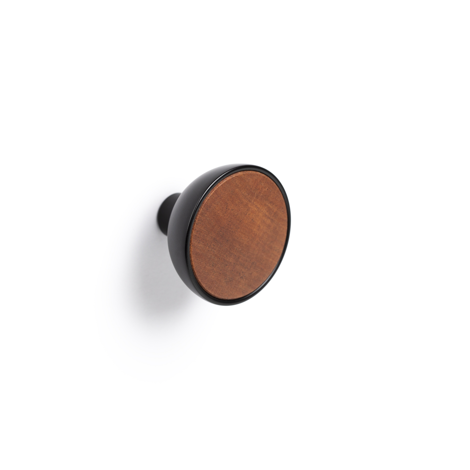 Jashaak BOL Ø45 zamak / hout mat zwart / walnoot