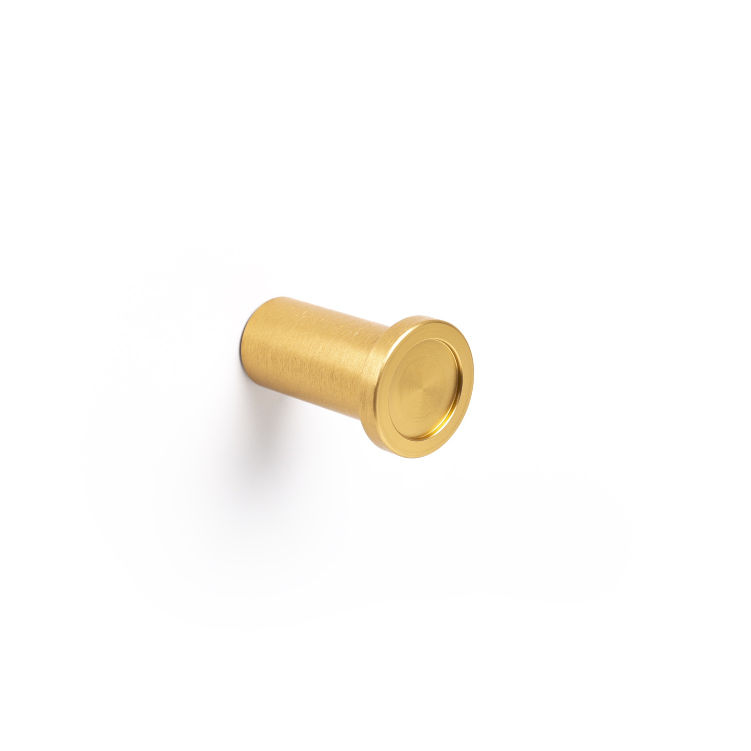 Porte-manteaux ROUND Ø28 aluminium brossé laiton