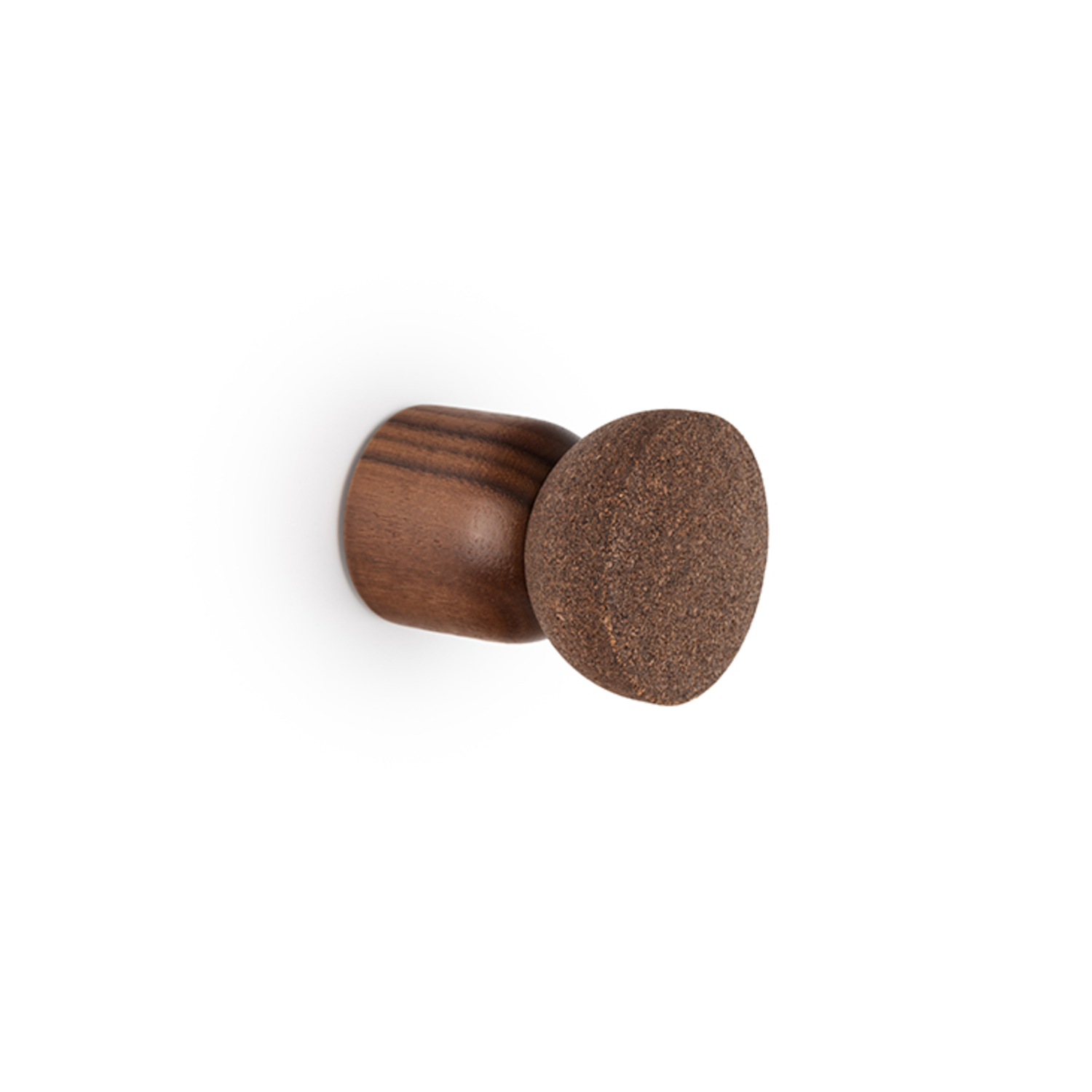 Jashaak PIECE Ø38 hout / kurk walnoot / donkerbruin kurk
