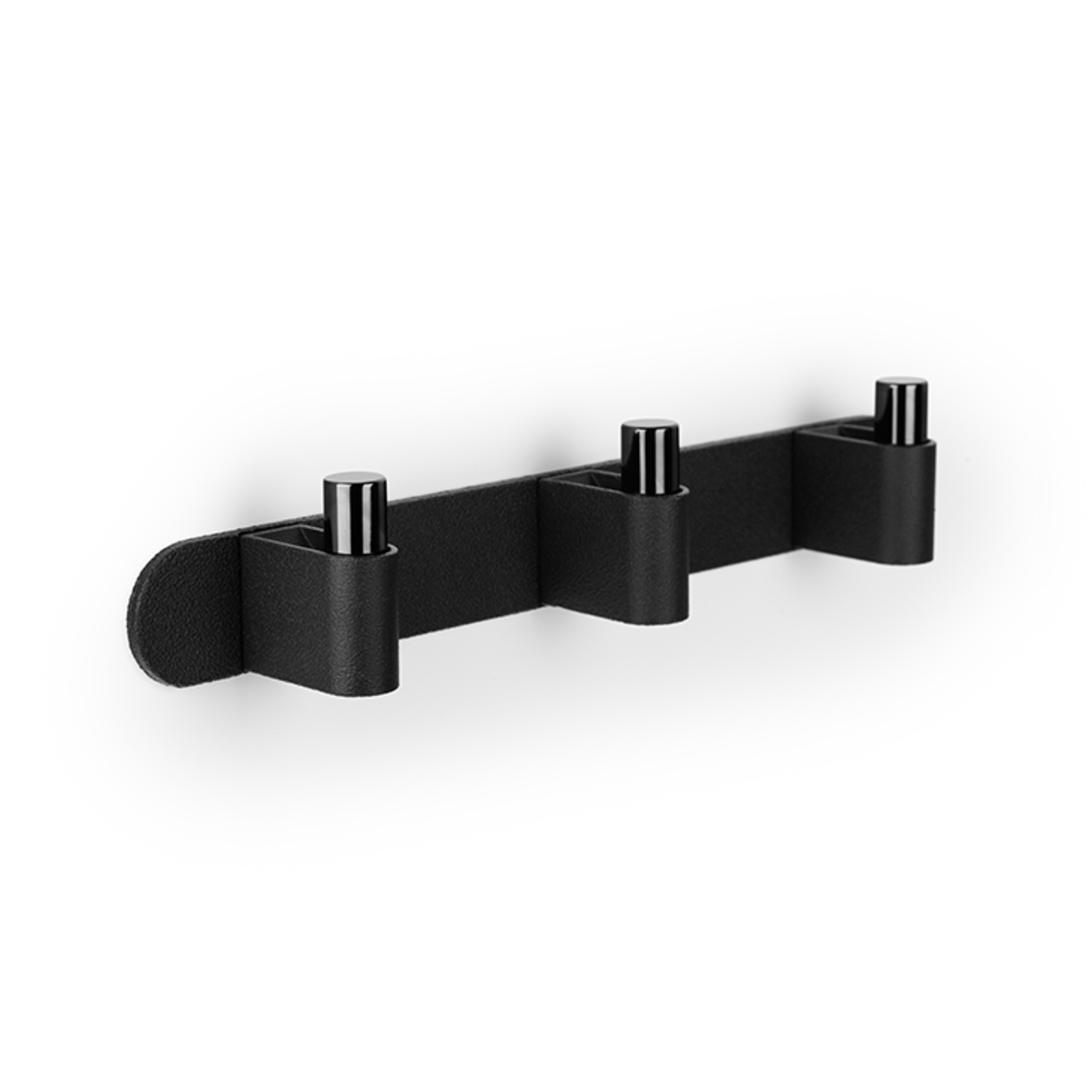 Jashaak CASEY BA120-120 L340 zamak / aluminium zwart textuur / gepolijst titanium zwart