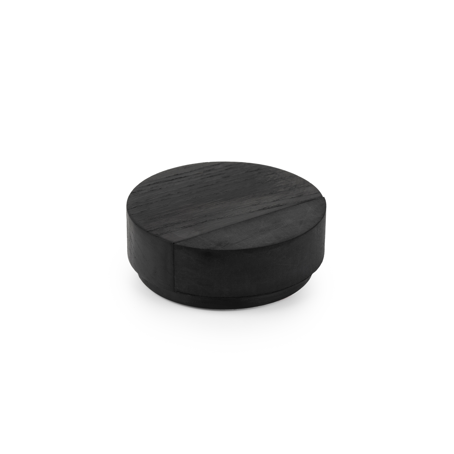 Deurstopper PUK Ø65 hout zwart hout