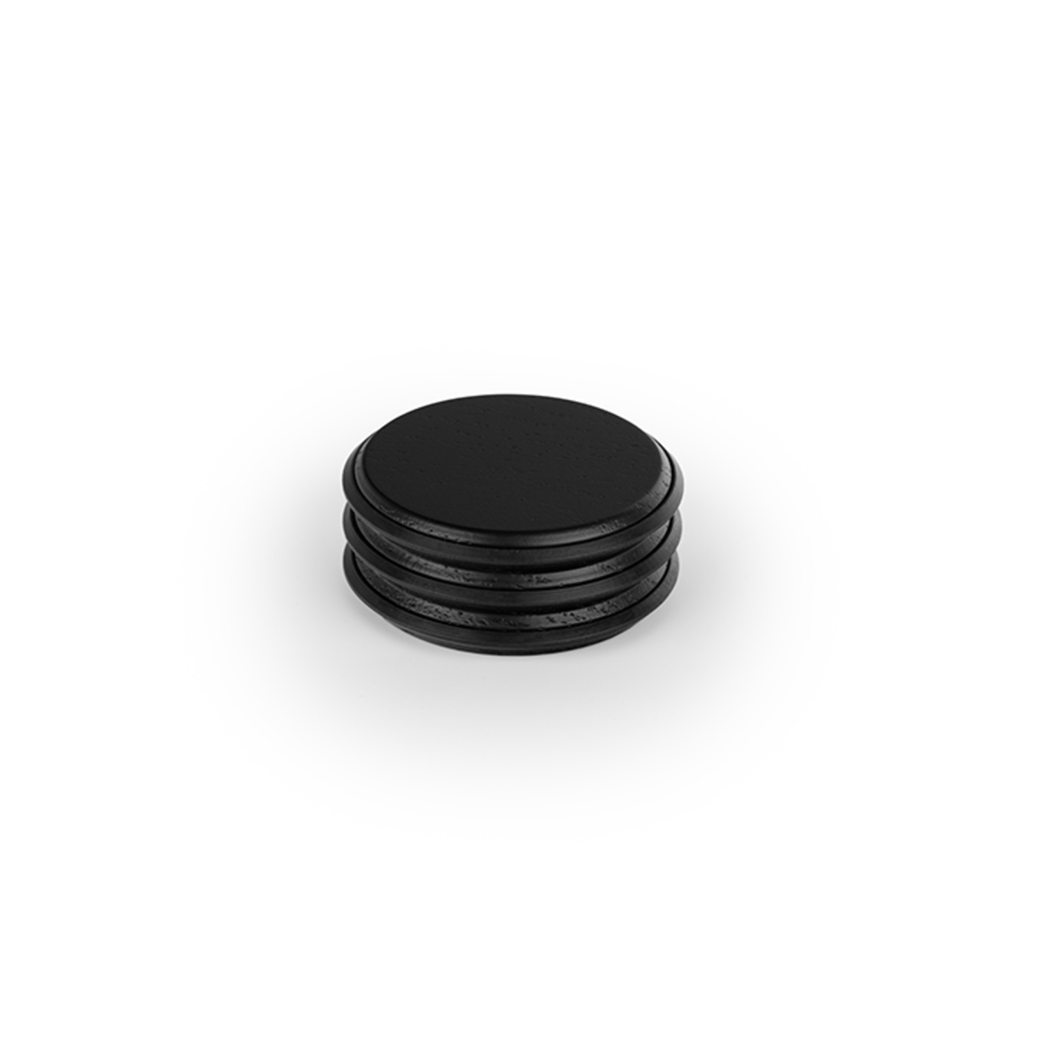 Deurstopper PULSE Ø66 hout zwart hout