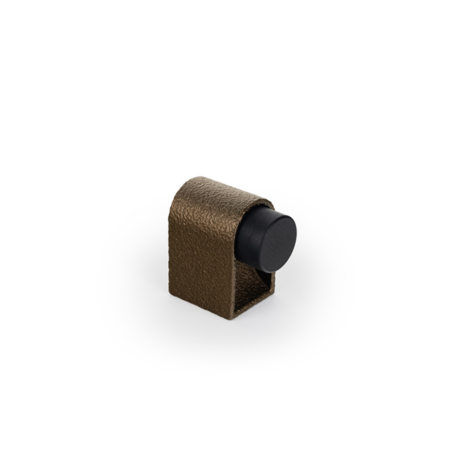 Deurstopper CASEY L47 zamak / aluminium metallic bruin textuur