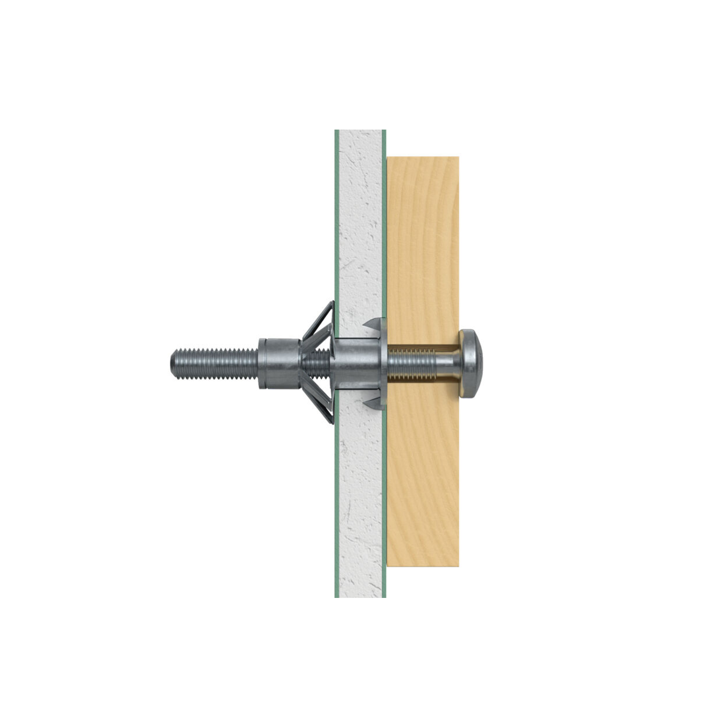 Hollewandplug Fischer HM5 x 65S met metrische schroef