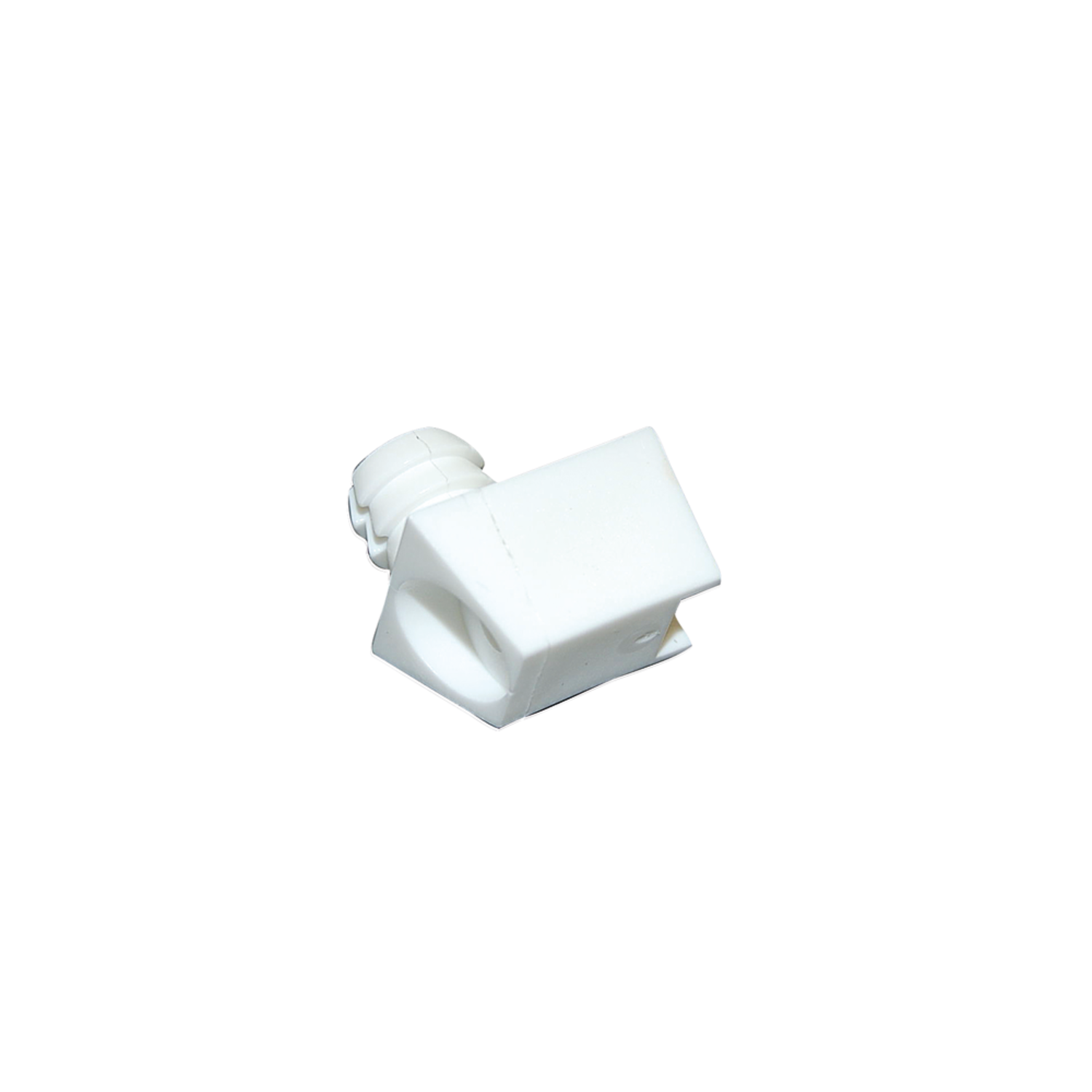 Ferrure d'assemblage ks blanc plastique 10mm/15.5mm  