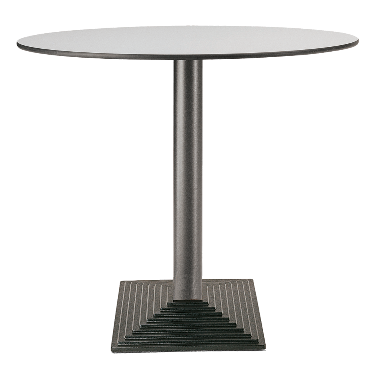 Pietement step 400x400mm h.730mm noir  