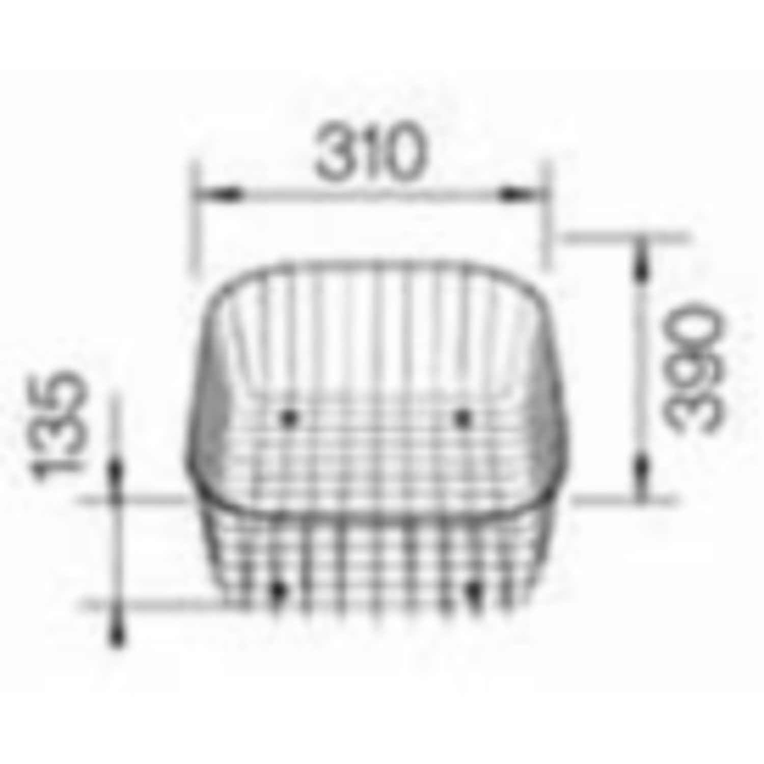 Panier plus/median inox  