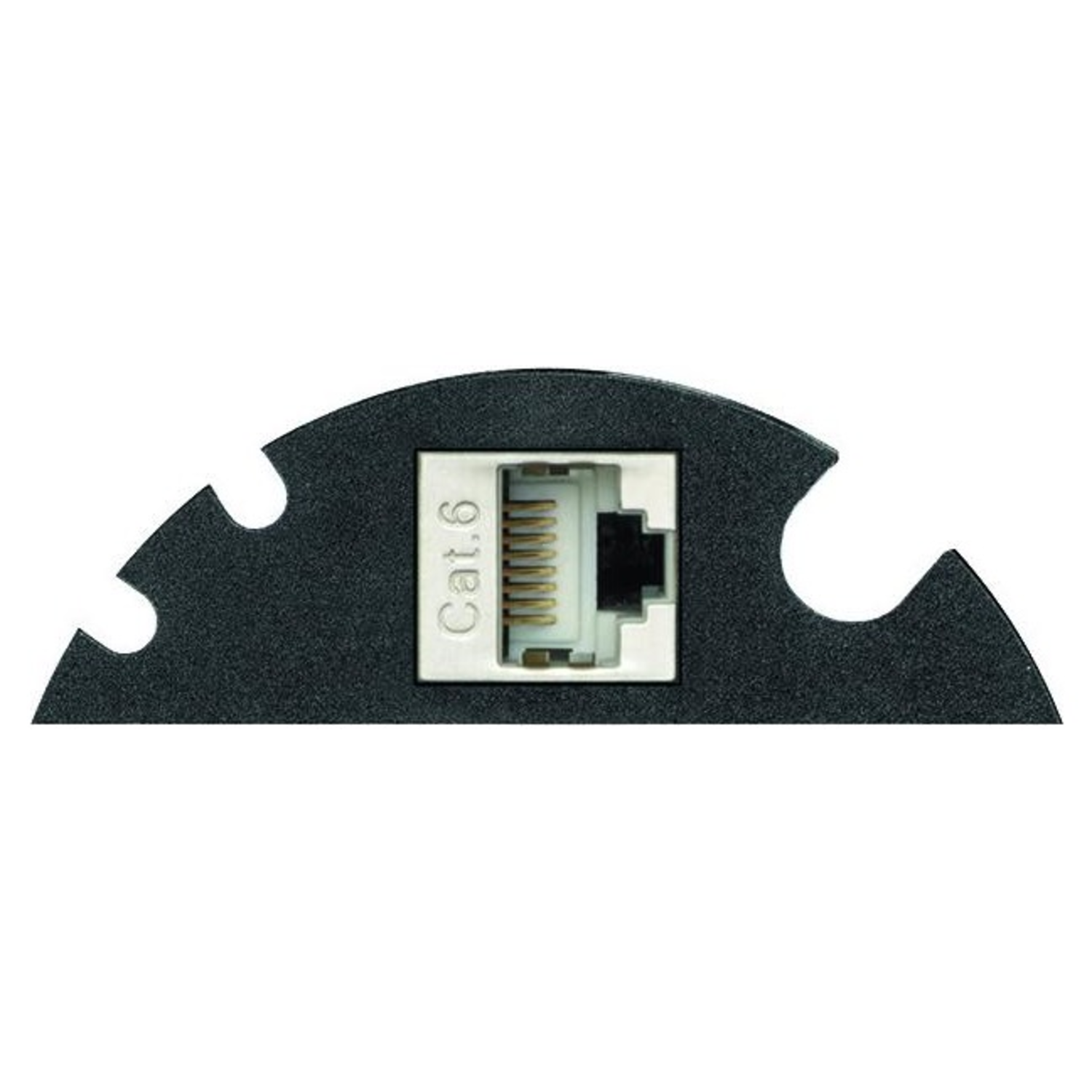 Evoline circle 80 couvercle rj45 noir 