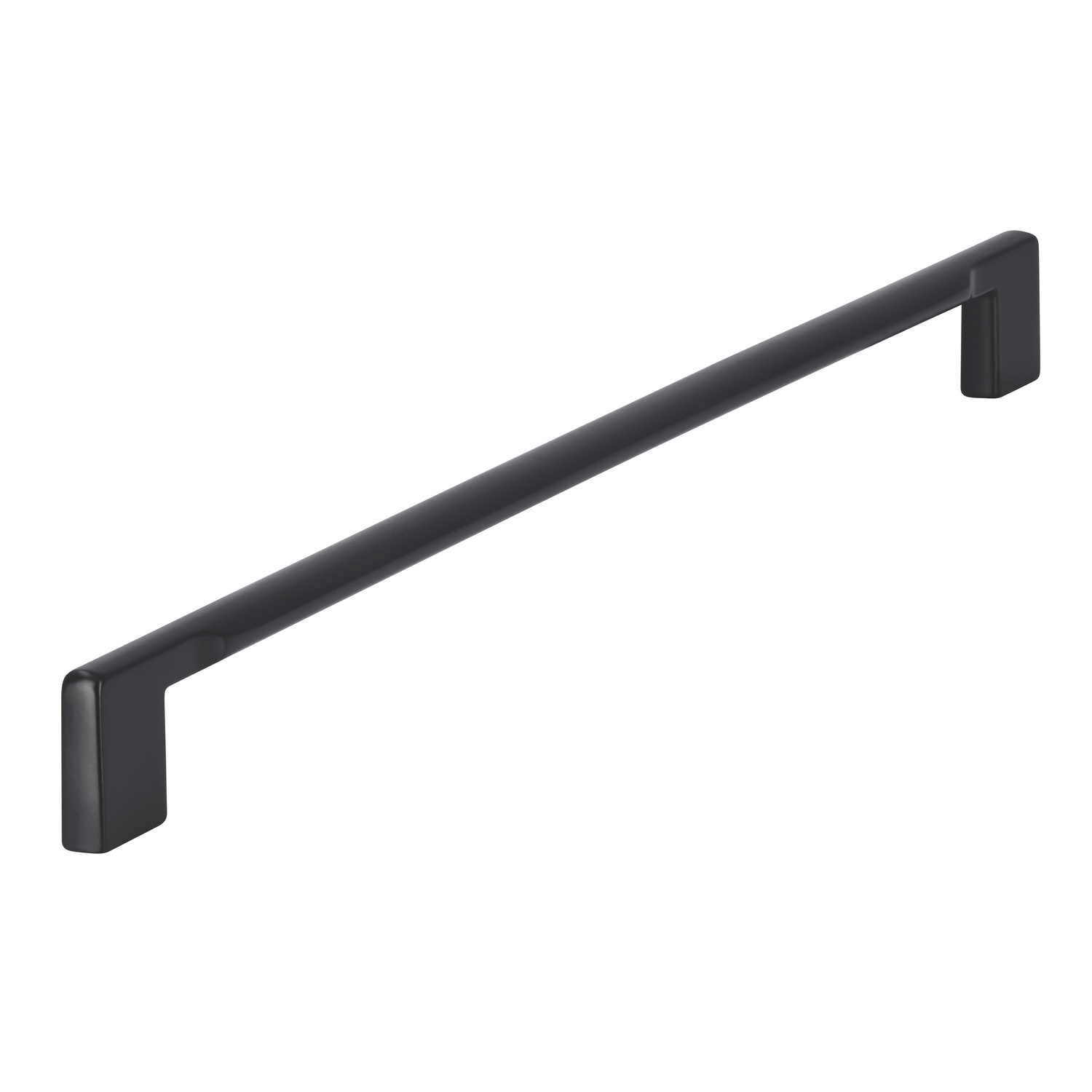 Poignée ovale droit ea 320mm L 340mm zmk noir mat 