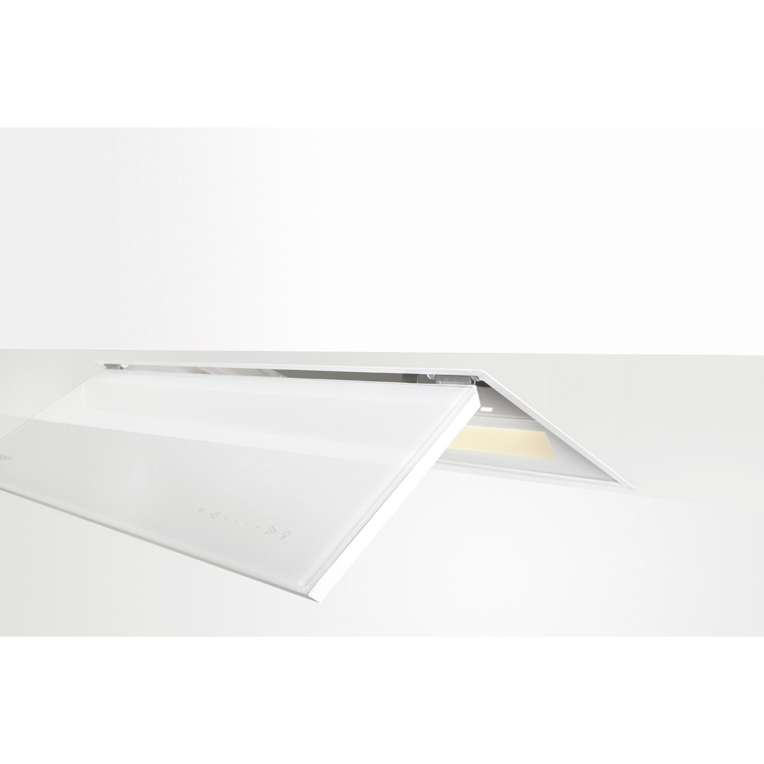 Novy Fusion 90 cm blanc hotte téléscopique 