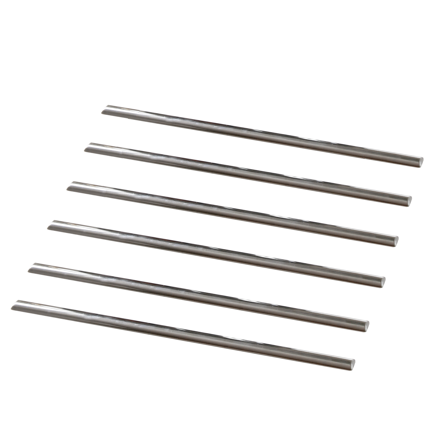Repose-plat plan de travail inox 6 strips x 296mm  autocollant
