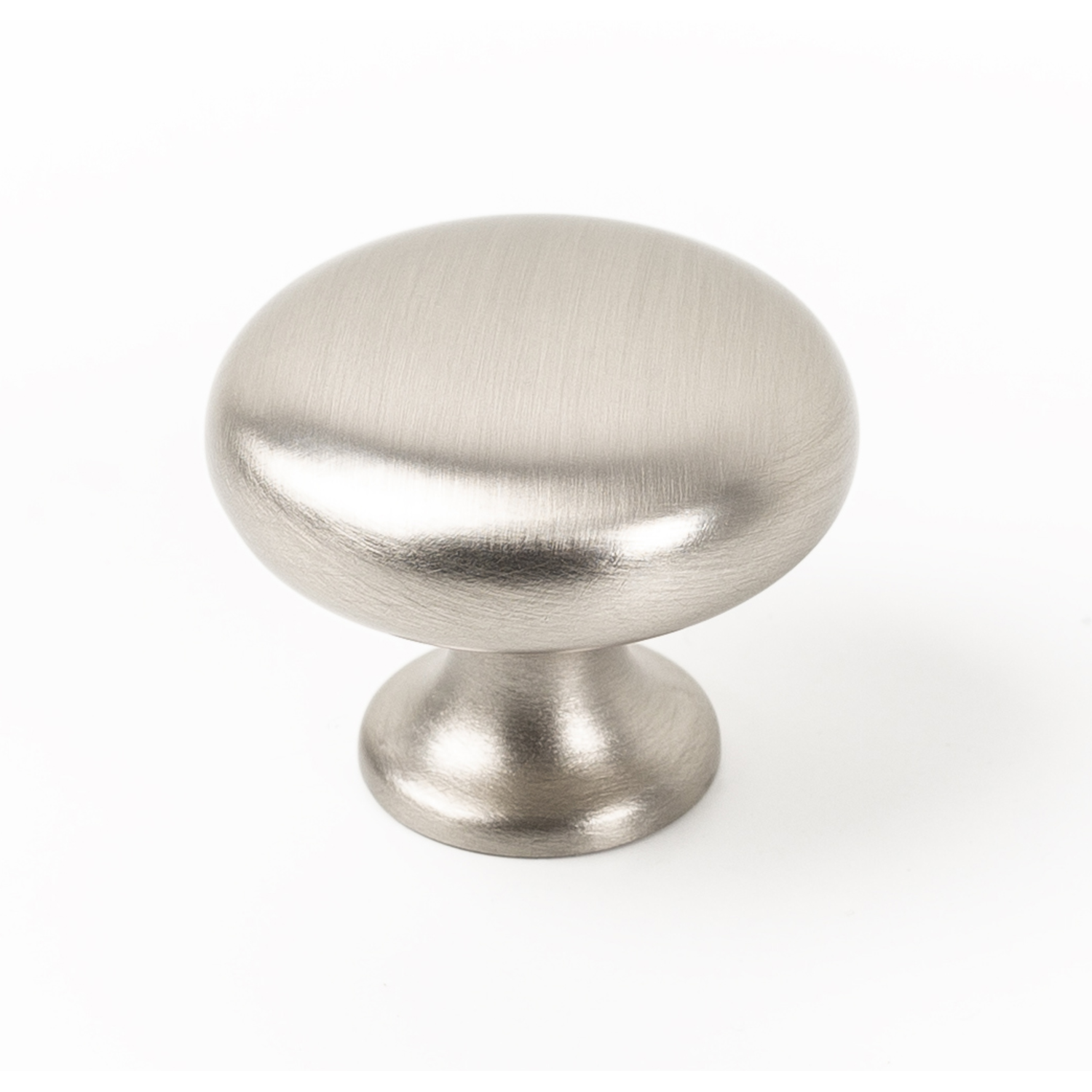 Bouton DUKE Ø31.4 zamac brossé nickel