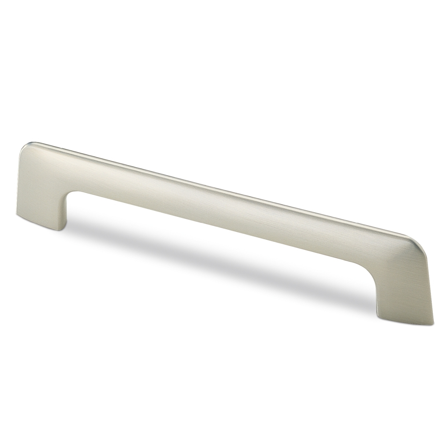 Poignée Suasa, entraxe de perçages 160, L 202 mm, B 8 mm, H 38 mm, aspect inox brossé
