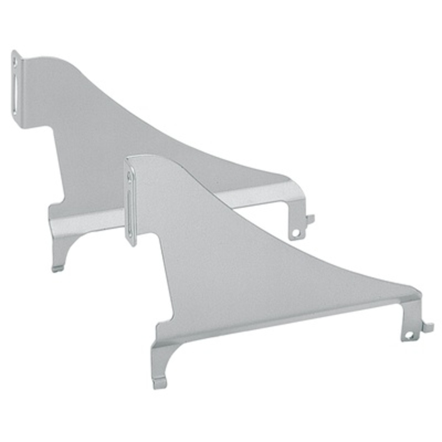 Supports de façade pour systèmes d’armoires murales, Acier, aspect aluminium, à gauche / à droite