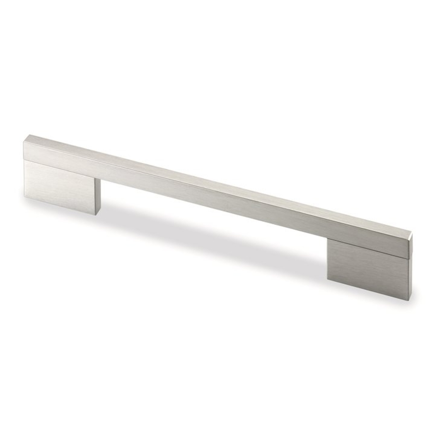 Poignée Imperia, entraxe de perçages 192, L 220 mm, B 9 mm, H 35 mm, aspect inox brossé